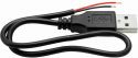 Assortment, Omnitronic Cable USB-A to 2x open wires 30cm