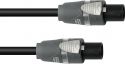 SOMMER CABLE Speaker cable Speakon 2x2.5 20m bk
