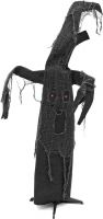 Halloween Dekoration, Animeret Figur Med Lys- og Lydeffekter, Uhyggelig Sort Træ , 110cm