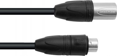 PSSO DMX cable IP65 3pin 5m bk