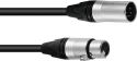 XLR - XLR, PSSO DMX cable XLR 5pin 3m bk Neutrik