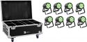 Diverse, Eurolite Set 8x LED IP PAR 7x10W RGBL Spot + Case