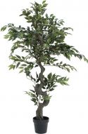 Udsmykning & Dekorationer, Europalms Ficus Forest Tree, artificial plant, green, 110cm