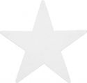 Udsmykning & Dekorationer, Europalms Silhouette Star, white, 58cm