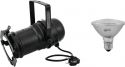 PAR 30 Cans, Eurolite Set PAR-30 Spot bk + PAR-30 230V SMD 11W E-27 LED 3000K