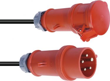 PSSO CEE Extension 16A 5x2.5 15m red