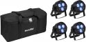 Diverse, Eurolite Set 4x LED PARty Hybrid Spot + Soft Bag