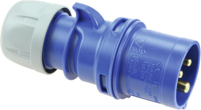 PC ELECTRIC CEE Plug 16A 3-pin bu