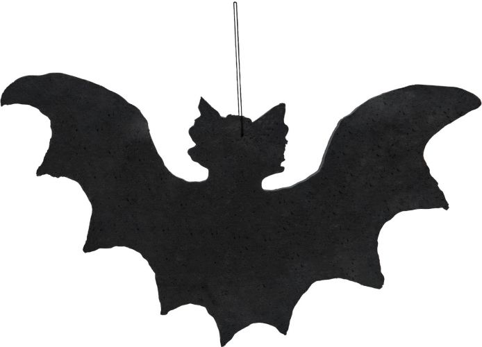 Halloween Dekoration, Flagermus-silhuet, 32x60cm