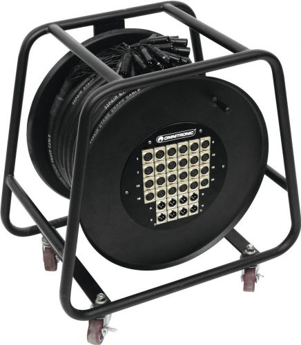 Omnitronic Multicore Stagebox 24/8 30m Cable reel