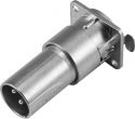 XLR Chassis (3 pin), NEUTRIK Adapter 3pin XLR(F)/3pin XLR(M) NA3FDM