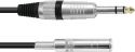 Omnitronic Jack extension 6.3 stereo 3m bk