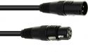Eurolite DMX cable XLR 3pin 15m bk