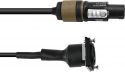 2-Core Speakon Lead, PSSO Patch Cord Speakon/Speakon S 2pin 1m