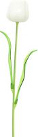 Udsmykning & Dekorationer, Europalms Crystal tulip, artificial flower, white 61cm 12x