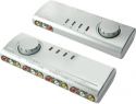 Audio/video omskifter - 4 ind til 1 ud Audio/video omskifter - 4 ind til 1 ud