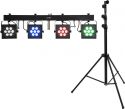 Eurolite Set LED KLS-3002 + STV-60-WOT EU Steel Stand black Eurolite Set LED KLS-3002 + STV-60-WOT EU Steel Stand black