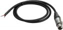 PSSO DMX Cable XLR 3-pin female/Cable wires PSSO DMX Cable XLR 3-pin female/Cable wires