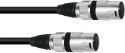 Omnitronic, Omnitronic Adaptercable XLR(M)/XLR(M) 0.2m bk
