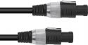 2-Core Speakon Lead, Omnitronic Speaker cable Speaker 2x2.5 20m bk