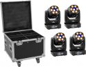 Eurolite Set 4x LED TMH-H90 + Case with wheels Eurolite Set 4x LED TMH-H90 + Case with wheels