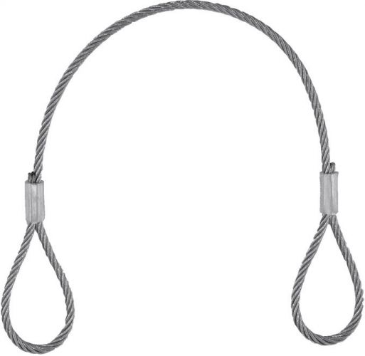 Eurolite Steel Rope (FC) 400x3mm silver without quick link