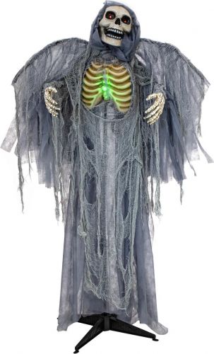 Halloween Dekoration, Animeret Figur Med Lys- og Lydeffekter, Den Mørke Engel, 160cm