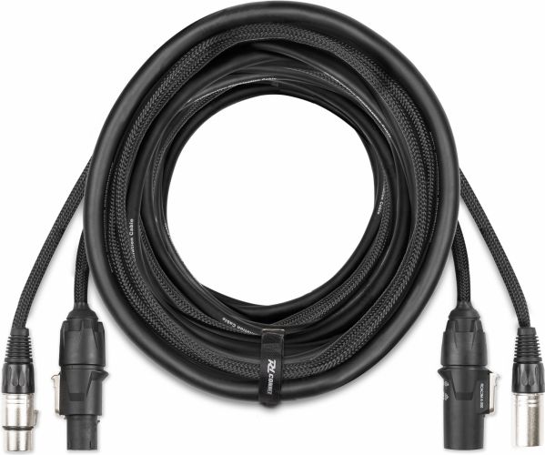 CX13-15 Combi Cable Powerconnector TR - XLR M / Powerconnector TR - XLR F 15m