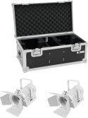 Eurolite Set 2x LED THA-40PC wh + Case Eurolite Set 2x LED THA-40PC wh + Case