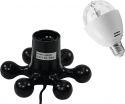 Diverse, Eurolite Set LED BC-1 RGB + Hexopus Base black