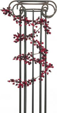 Europalms Berry garland mixed, artificial, 180cm, red