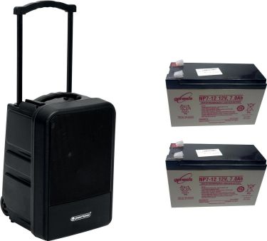 Omnitronic Set MOM-10BT4 Modular Wireless PA System + 2x Battery