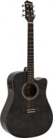 Musikkinstrumenter, Dimavery STW-90 Western Guitar, vintage black