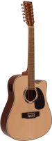 Dimavery DR-612 Western guitar 12-string, nature