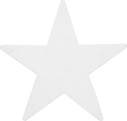 Europalms Silhouette Star, white, 58cm