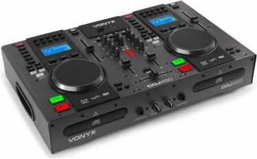 CDJ450 Twin Top CD/MP3/USB-spiller/mikser med BT