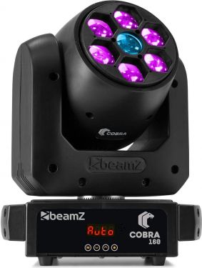 LED
Cobra 160 Spot 100W Moving Head med 6x 10W B-Eye LED