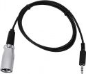 Diverse, Eurolite DMX-Adapter IN Jack 3,5/XLR 1m Diverse, Eurolite DMX-Adapter IN Jack 3,5/XLR 1m