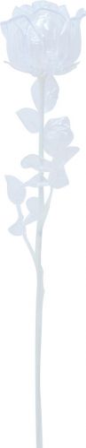 Europalms Crystal rose, clear, artificial flower, 81cm 12x