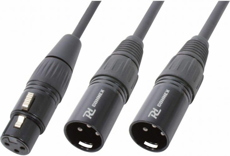 CX140 Kabelsplitter XLR hun-2 XLR hann