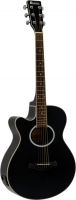 Musikkinstrumenter, Dimavery AW-400 Western guitar LH, black