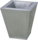 Udsmykning & Dekorationer, Europalms Flowerpot, zinc, 25cm square Udsmykning & Dekorationer, Europalms Flowerpot, zinc, 25cm square