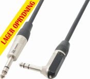 CX78-3 6.3 Stereo Jack - 6.3 Stereo Right-Angle Jack