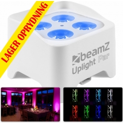 BBP90W Batteri Uplight Par 4x 4W Hvid TILBUD NU
