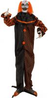 Halloween Dekoration, Animeret Figur Med Lys- og Lydeffekter, Pop-up klovn, 180cm Halloween Dekoration, Animeret Figur Med Lys- og Lydeffekter, Pop-up klovn, 180cm