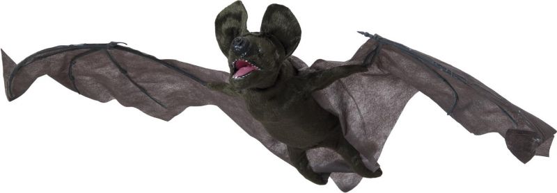 Halloween Dekoration, Animeret Figur med Lys- og Lydeffekter, Bevægelig flagermus, 90cm