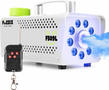 F509LW Party Smoke Machine 9 LEDs RGB White Edition