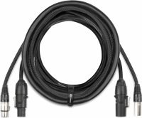 CX13-10 Combi Cable Powerconnector TR - XLR M / Powerconnector TR - XLR F 10m
