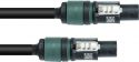 2-Core Speakon Lead, PSSO Speaker cable Speakon 2x4 15m bk