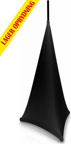 LSS12B Speaker stand cover black 120cm